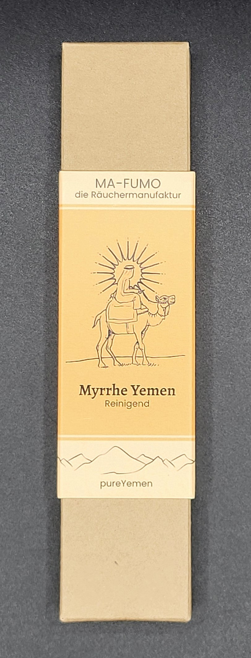 von Hand gerollte Räucherstäbchen aus dem Jemen. Ohne Zusätze, ohne Chemie - 100% natürliche Rohstoffe. Zu bestellen im Ma-Fumo Shop.