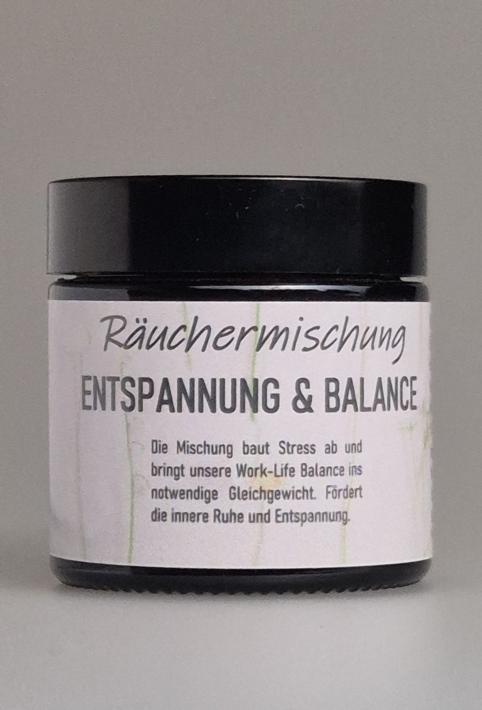 Räuchermischung Entspannung & Balance, Räuchern, baut Stress ab, Work-Life Balance, Gleichgewicht, Innere Ruhe, Entspannung, Räuchermanufaktur, Ma-Fumo