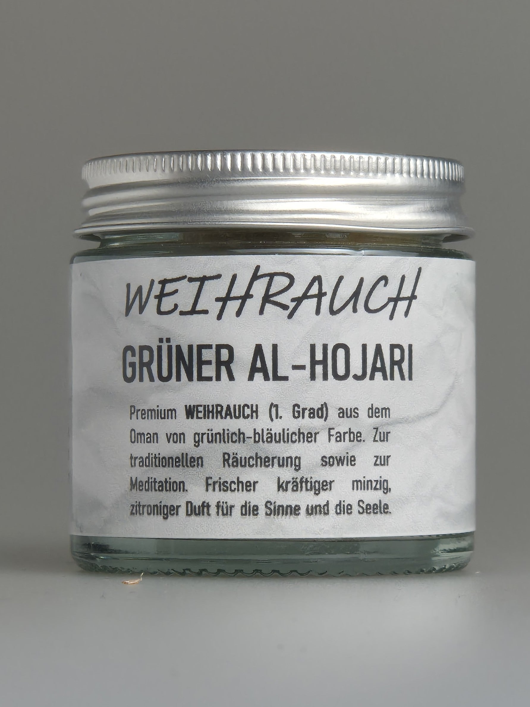 Weihrauch, Premium, 1. Grad, Weihrauch Al-Hojari, zur traditionellen Räucherung, Meditation, kräftig minzig, zitroniger Duft, für die Sinne und Seele, Räucherwerk, grüner Weihrauch, Räuchermanufaktur