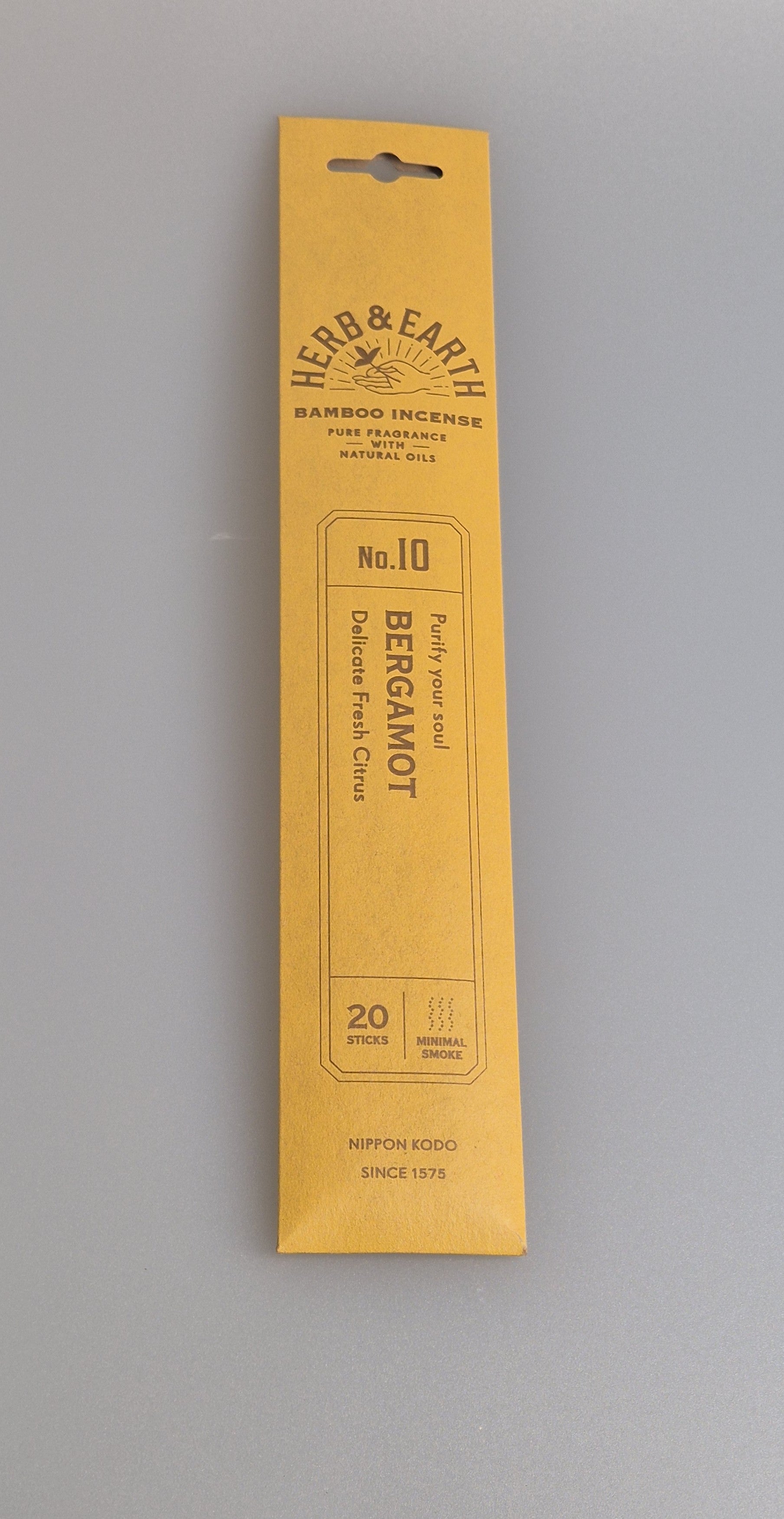 Japanische Räucherstäbchen aus Bergamot, purify your soul