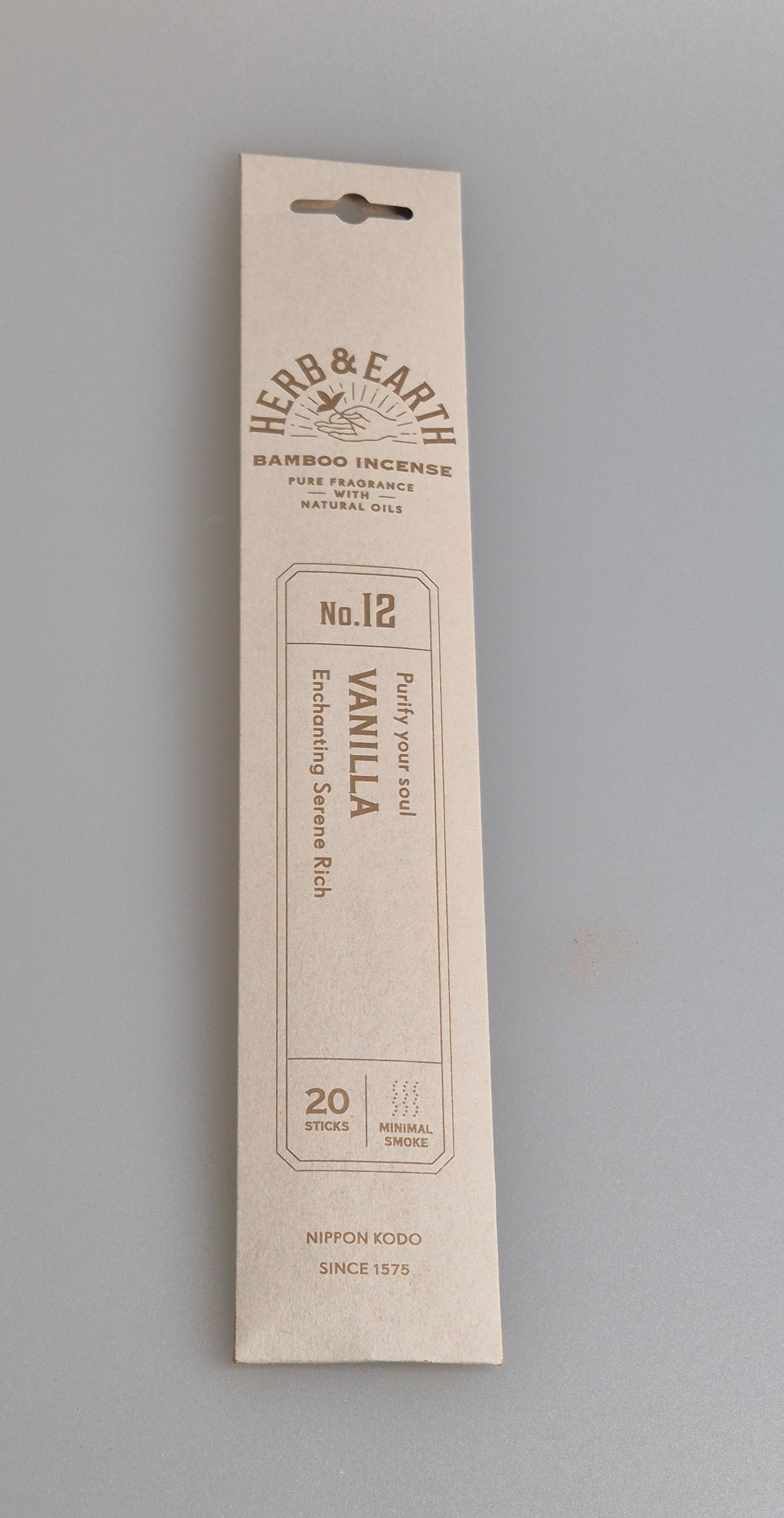 Japanische Räucherstäbchen mit Vanilla Duft, purify your soul