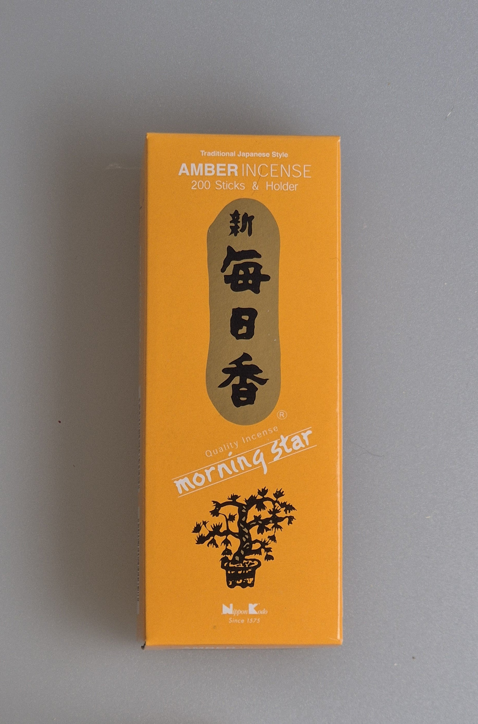 Japanische Räucherstäbchen Amber, Morning Star von Nippon Kodo