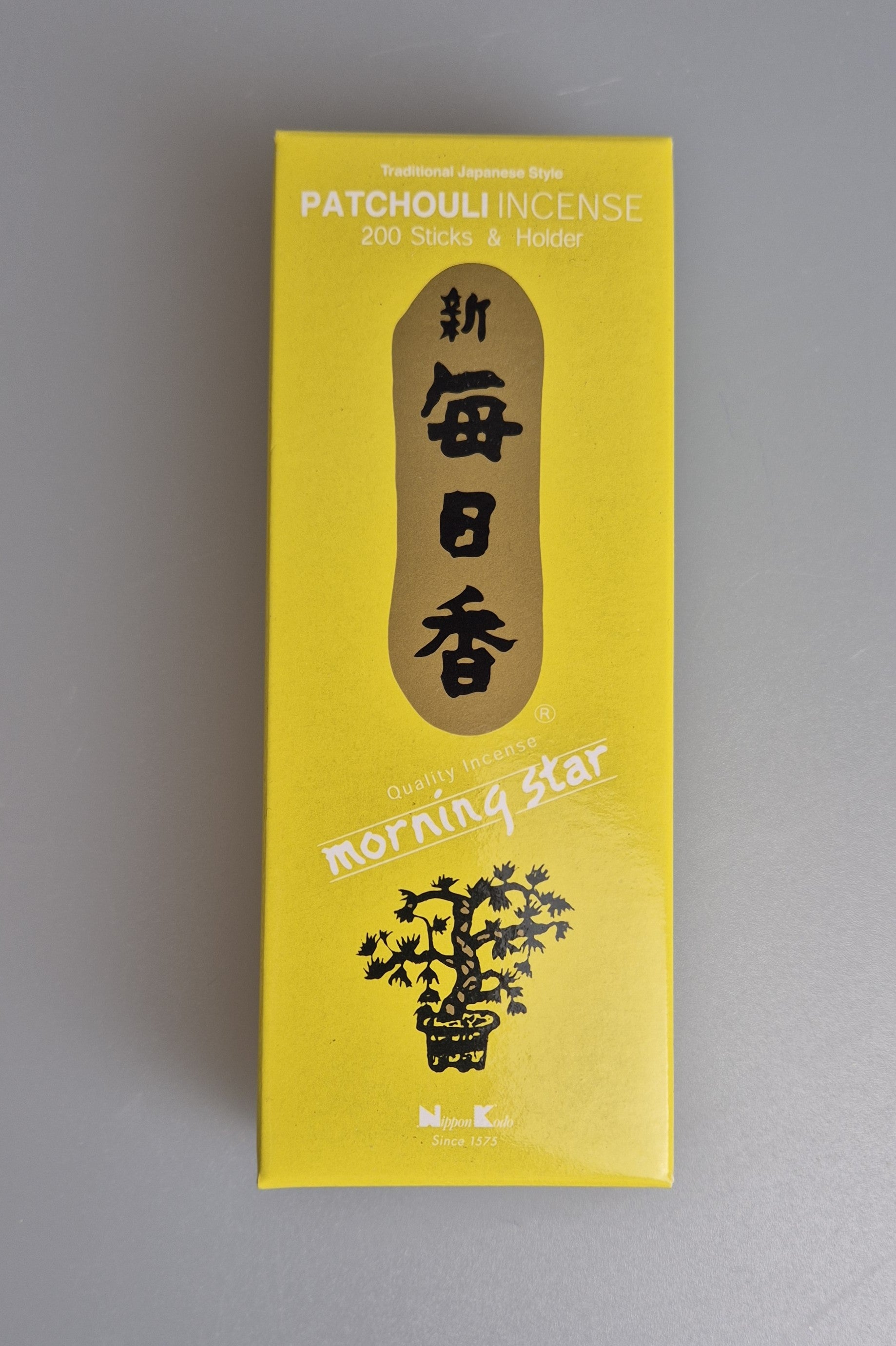 Morning Star Räucherstäbchen mit Patschuli Duft, Großpack mit 200 Sticks