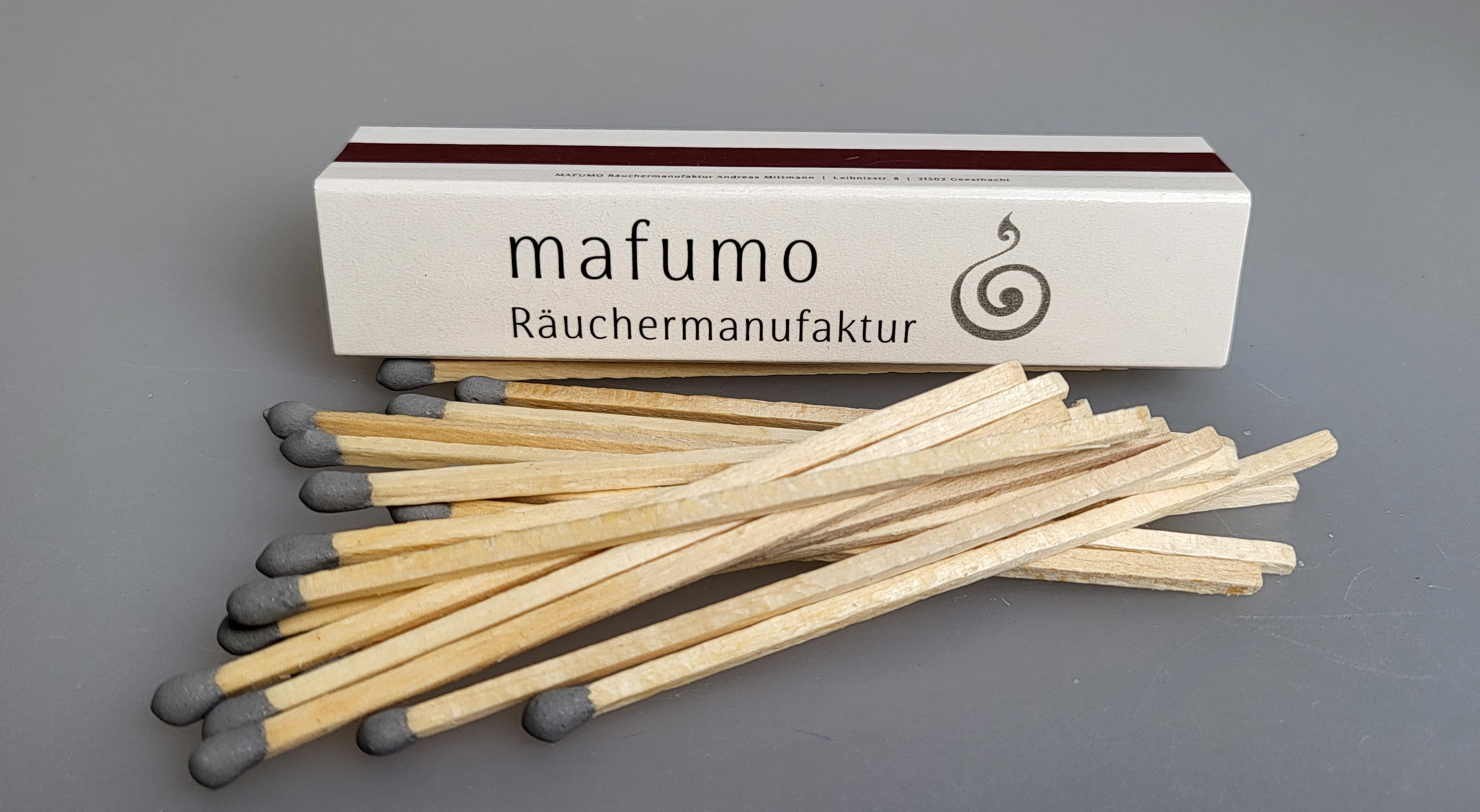 MAFUMO Zündhölzer Schachtel mit ca. 20 Streichhölzern – Räucherzubehör