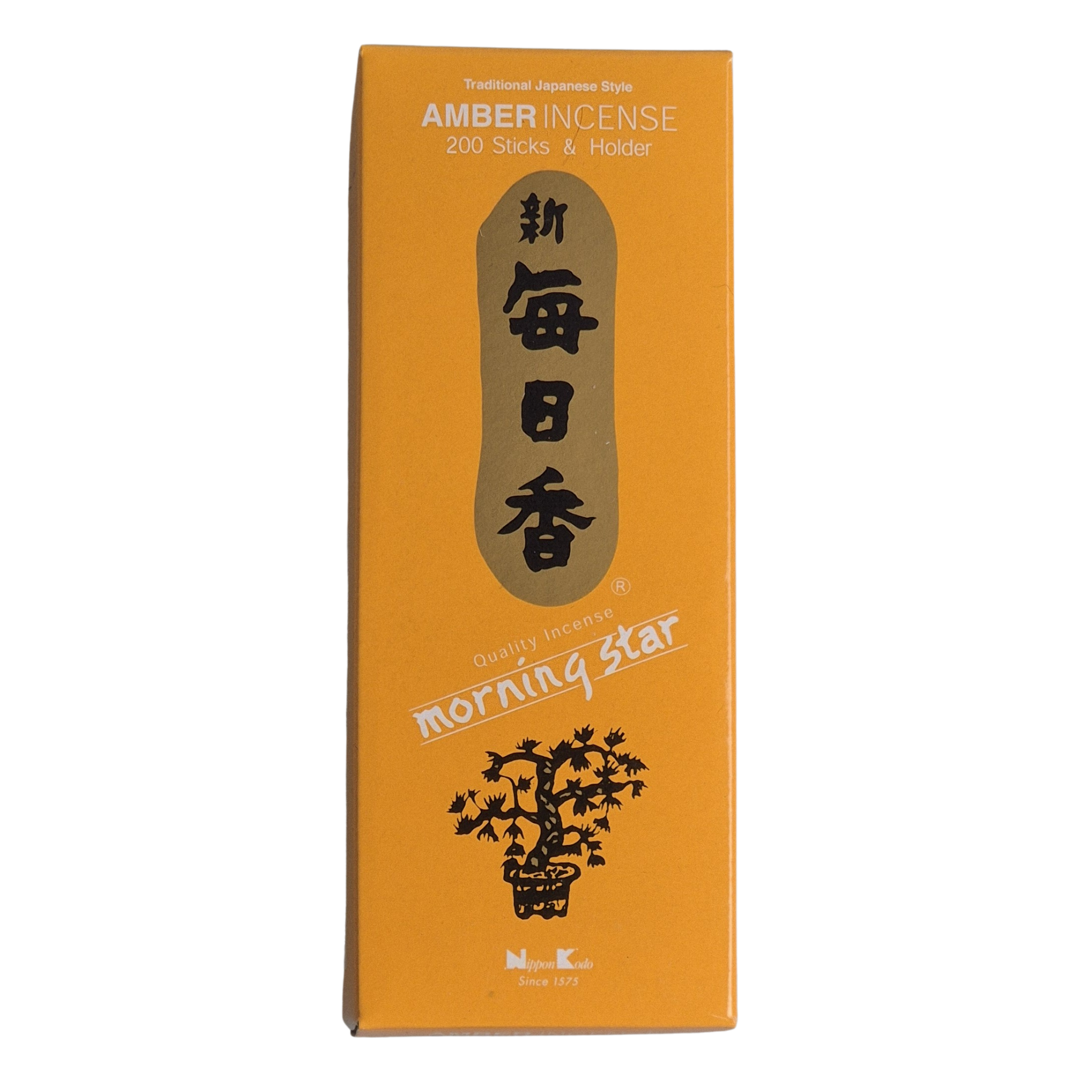 Japanische Räucherstäbchen Amber, Morning Star von Nippon Kodo