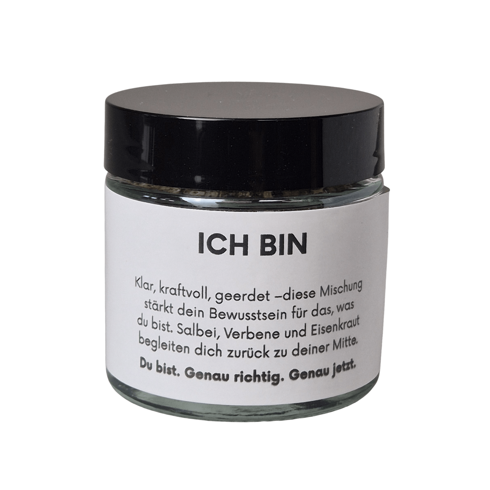 Räuchermischung ICH BIN im Glastiegel - von MAFUMO