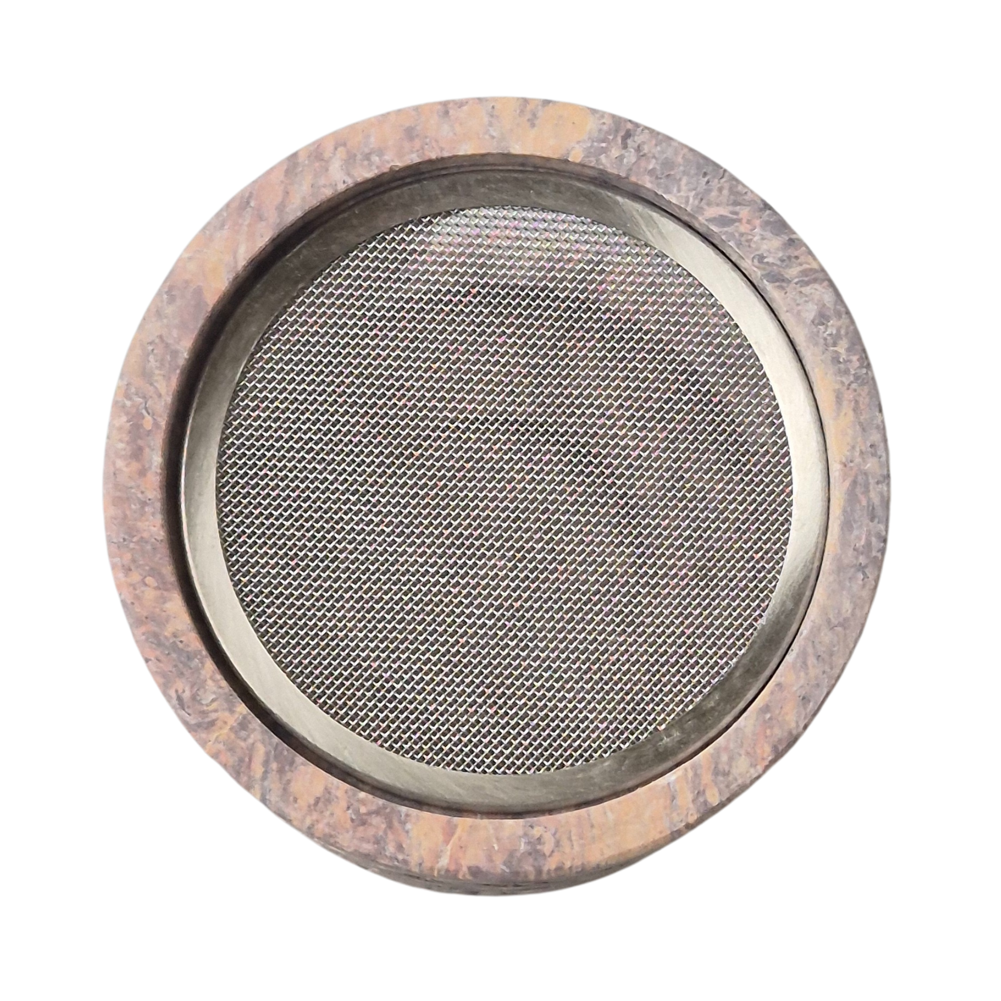 Räuchergefäß aus Speckstein mit Edelstahlsieb, Sieb d= 6cm zum Räuchern. Im MAFUMO Shop erhältlich