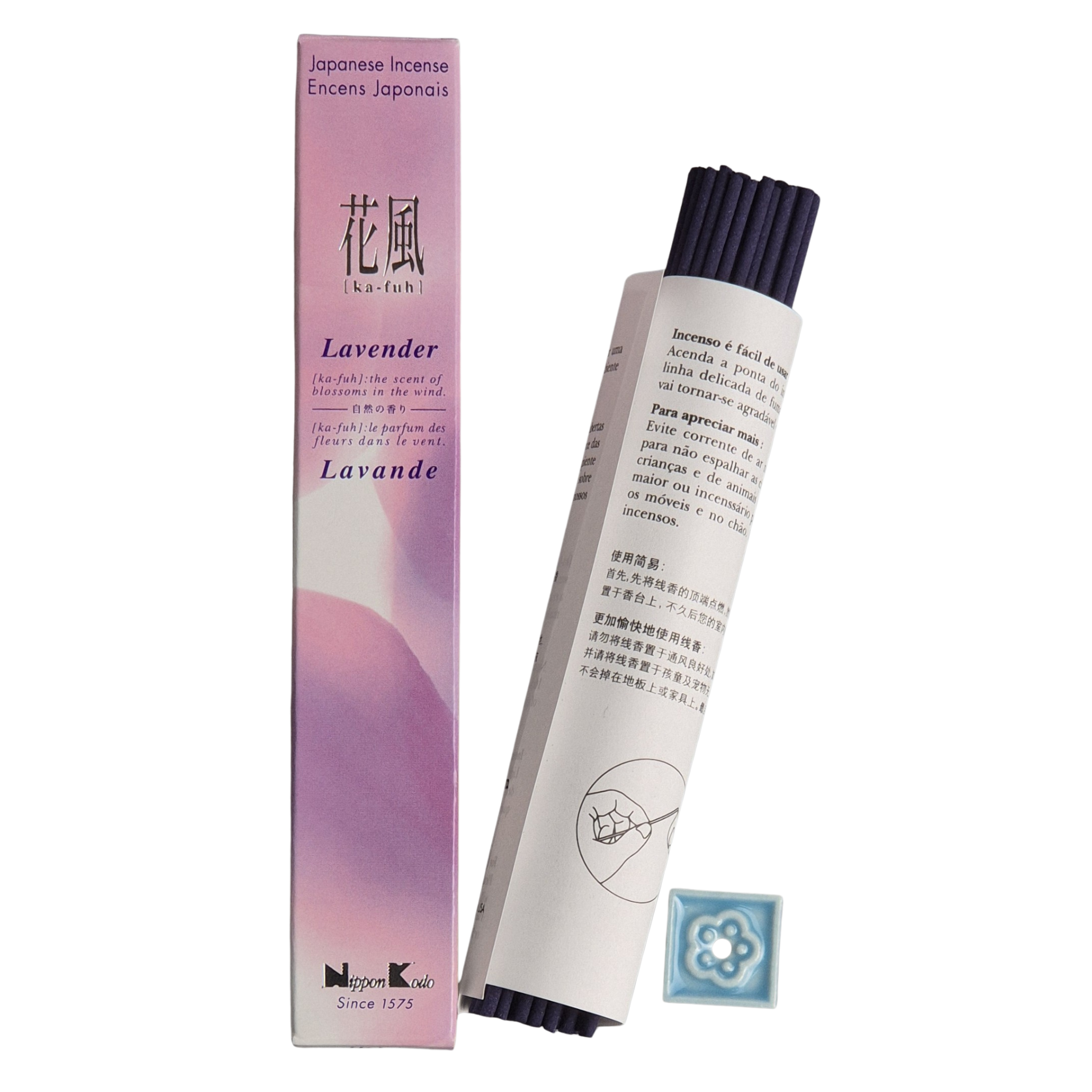 Japanische Räucherstäbchen Lavendel, Ka Fuh von Nippon Kodo