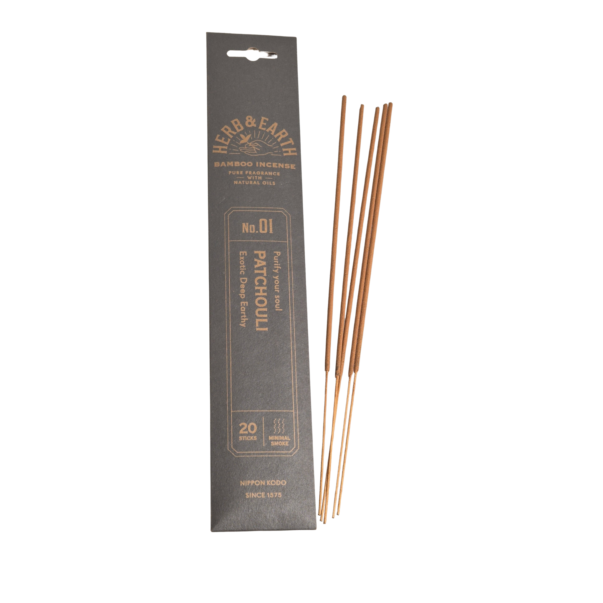 Japanische Räucherstäbchen aus Patchouli, purify your soul