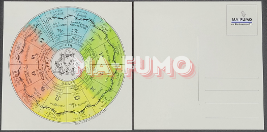 Rauhnächte - Jahreskreis als Postkarte