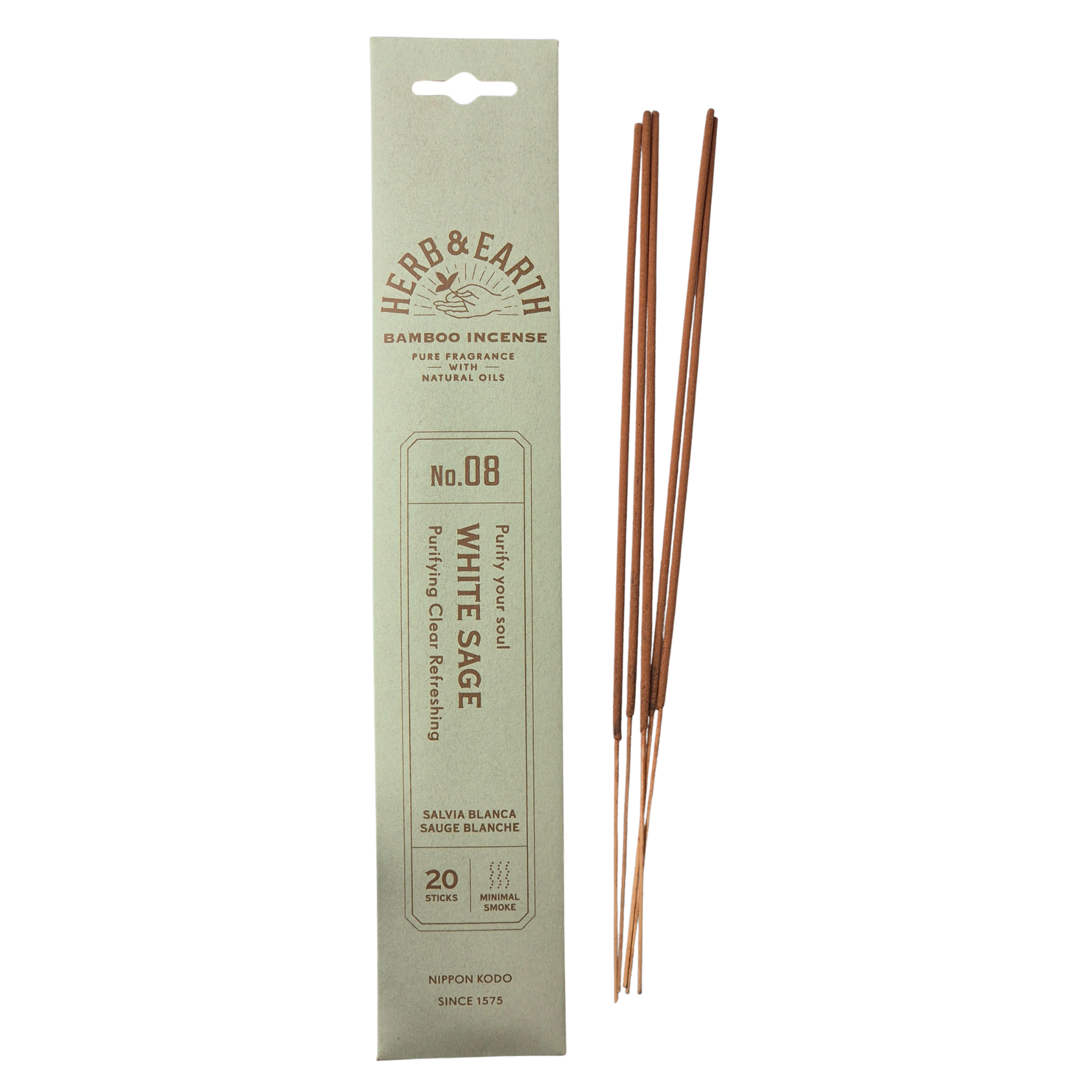 Japanische Räucherstäbchen aus Weißem Salbei, purify your soul