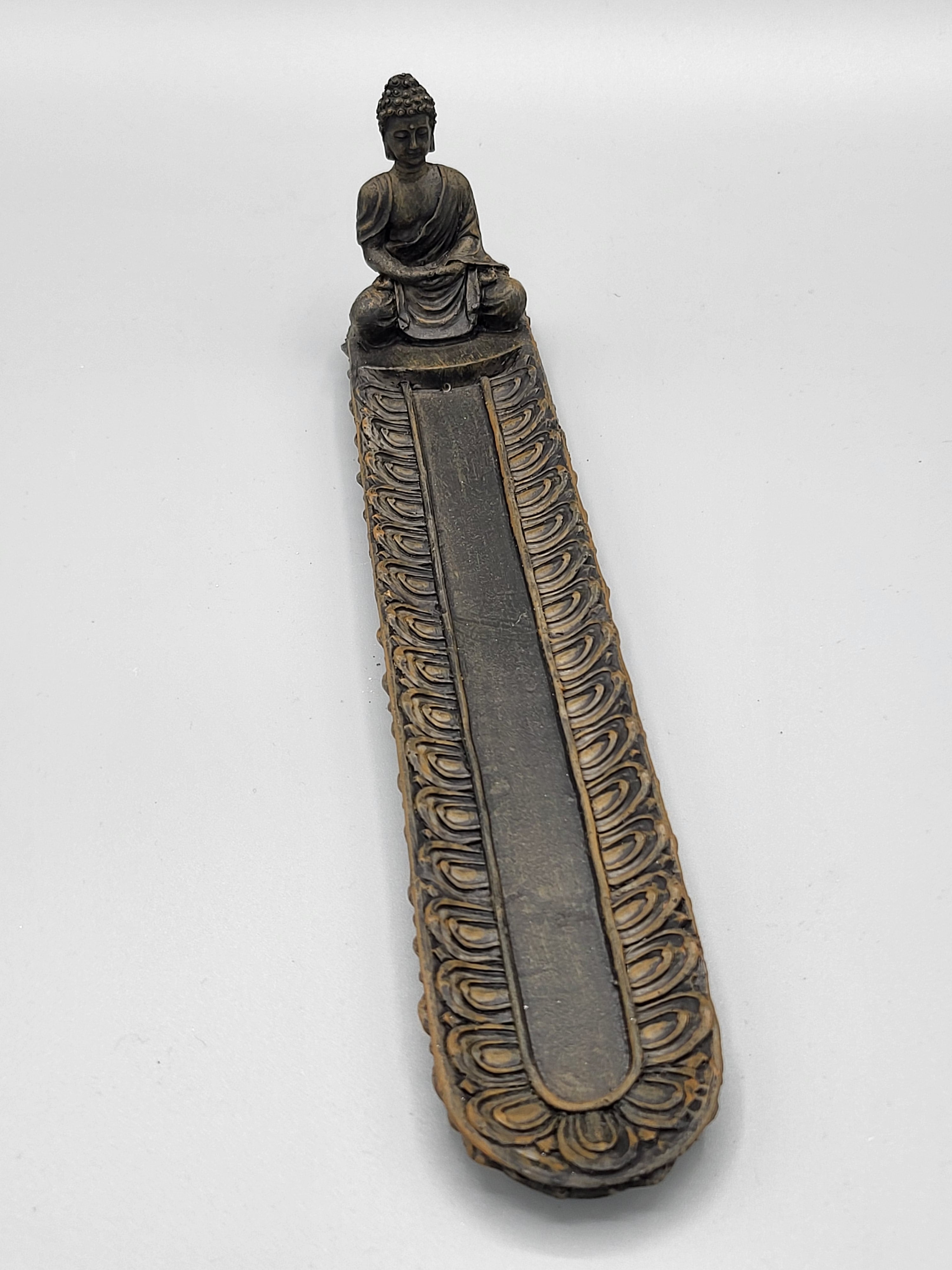 Stäbchenhalter, Räucherstäbchen, Räucherstäbchenhalter, Buddha, Räuchermanufaktur, Material Magnesia, Meditation