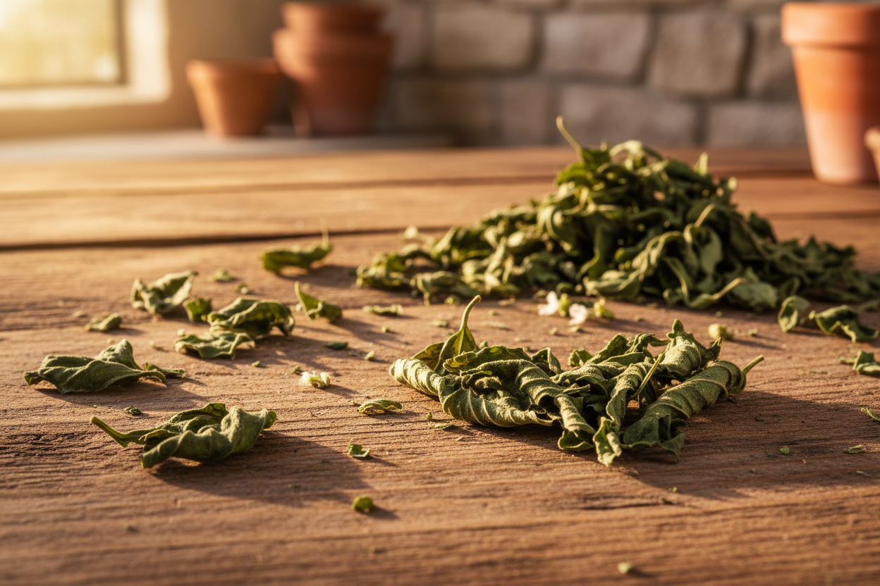 Getrocknetes Basilikum (Ocimum basilicum) – Das königliche Kraut der Liebe zum Räuchern