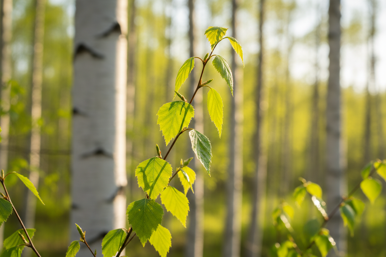 Birkenblätter (Betula pendula) – Die Göttin der Erneuerung und des Frühlings zum Räuchern