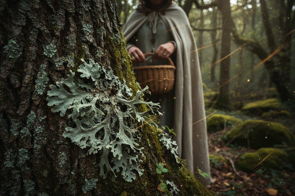 Eichenmoos (Evernia prunastri) – Das grüne Gold der Parfümeure und Druiden zum Räucher