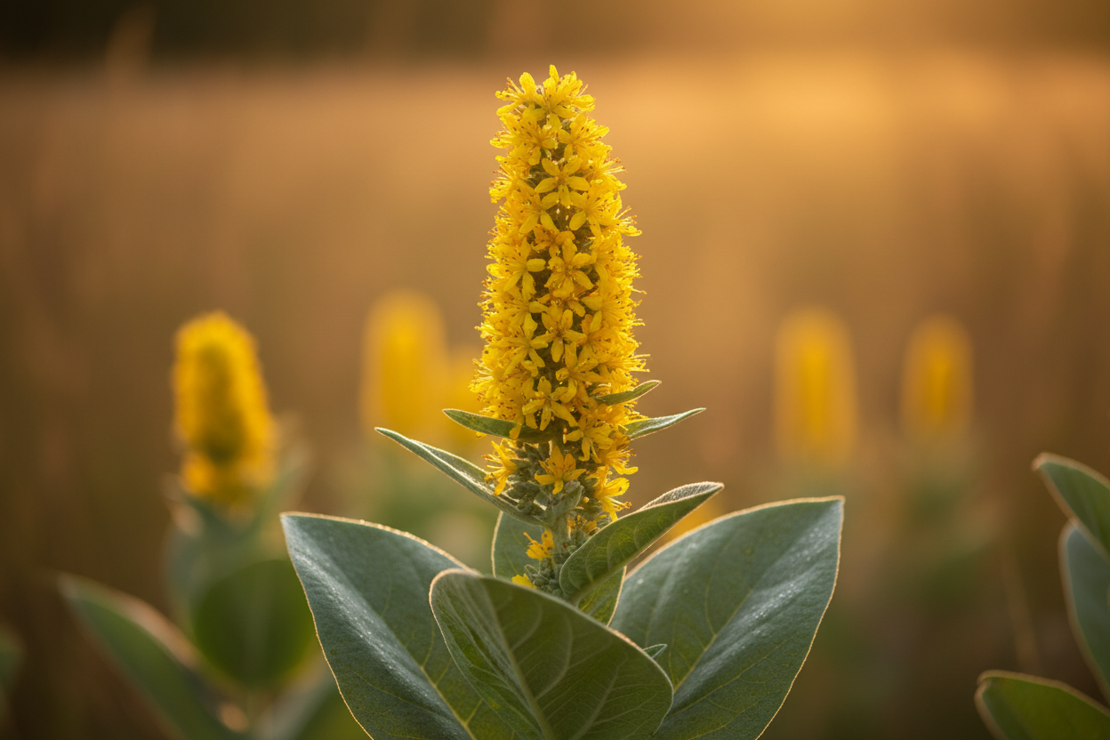 Königskerze (Verbascum thapsus) – Die Fackel der Götter zum Räuchern