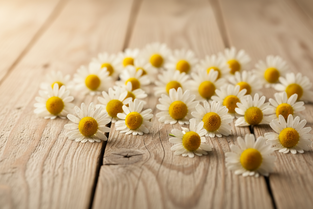 Kamillenblüten (Matricaria chamomilla) – Heilkraut und Räucherkraut