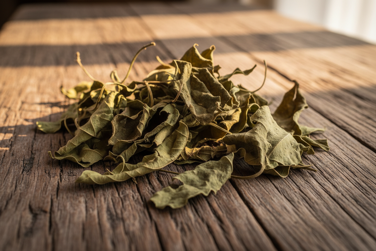 Getrocknete Patchouli / Patschuli Blätter (Pogostemon cablin) zum Räuchern