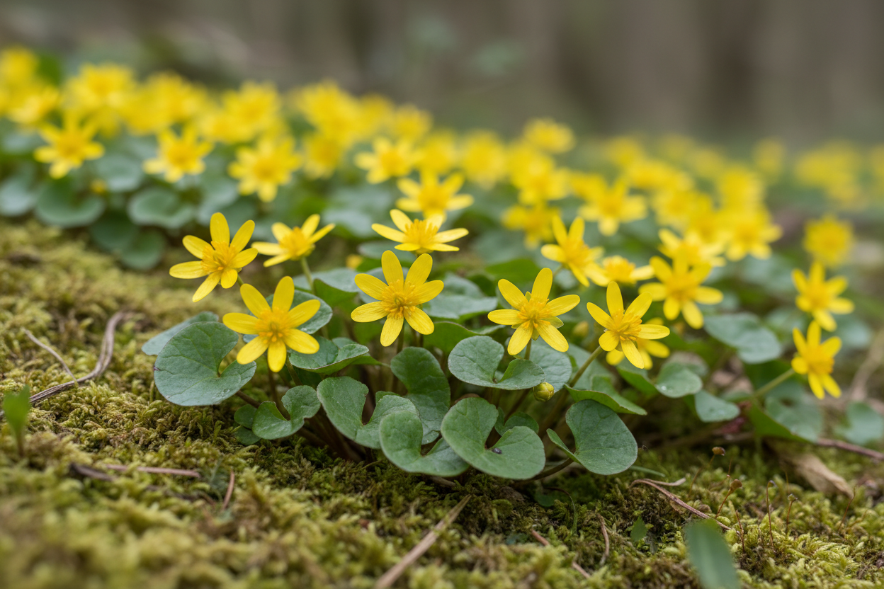 Scharbockskraut (Ficaria verna) – Das goldene Frühlingskraut gegen den Skorbut zum Räuchern