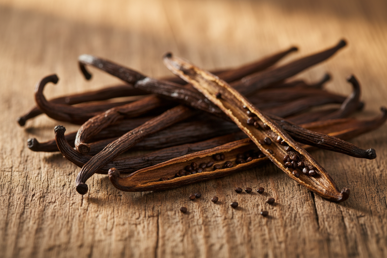 Vanilleschoten (Vanilla planifolia) – Die süße Verführerin zum Räuchern