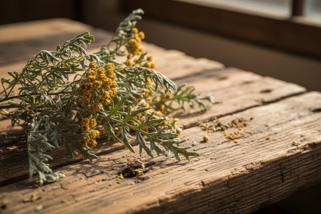 Wermut (Artemisia absinthium) – Der bittere König der Heilkräuter zum Räuchern