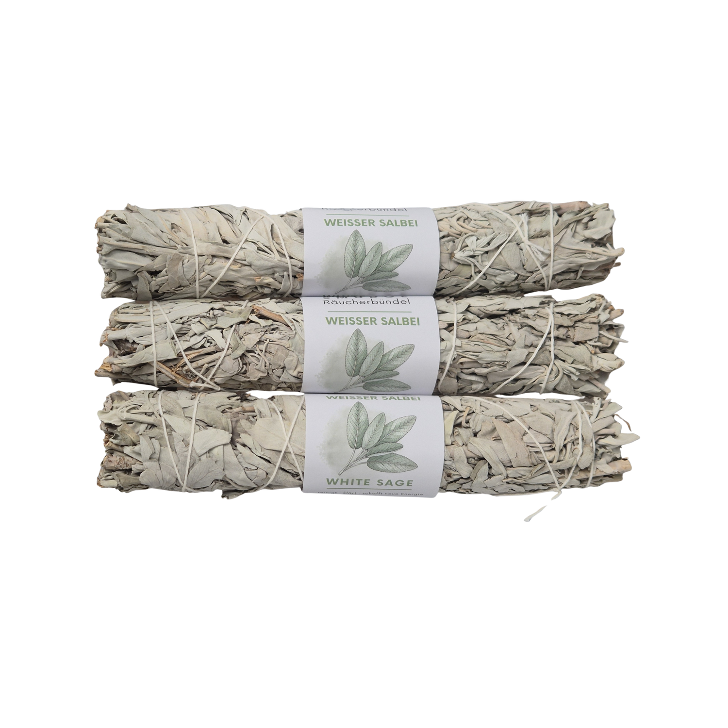 3 XXL Smudge, Räucherbündel von White Sage | Weißen Salbei - zur energetischen Reinigung