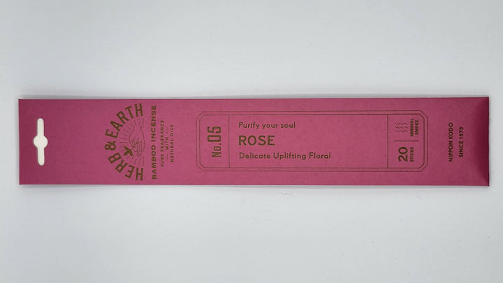 Rose, Japanische Räucherstäbchen von Nippon Kodo, raucharm, Rosenduft, Ma-Fumo, die Räuchermanufaktur