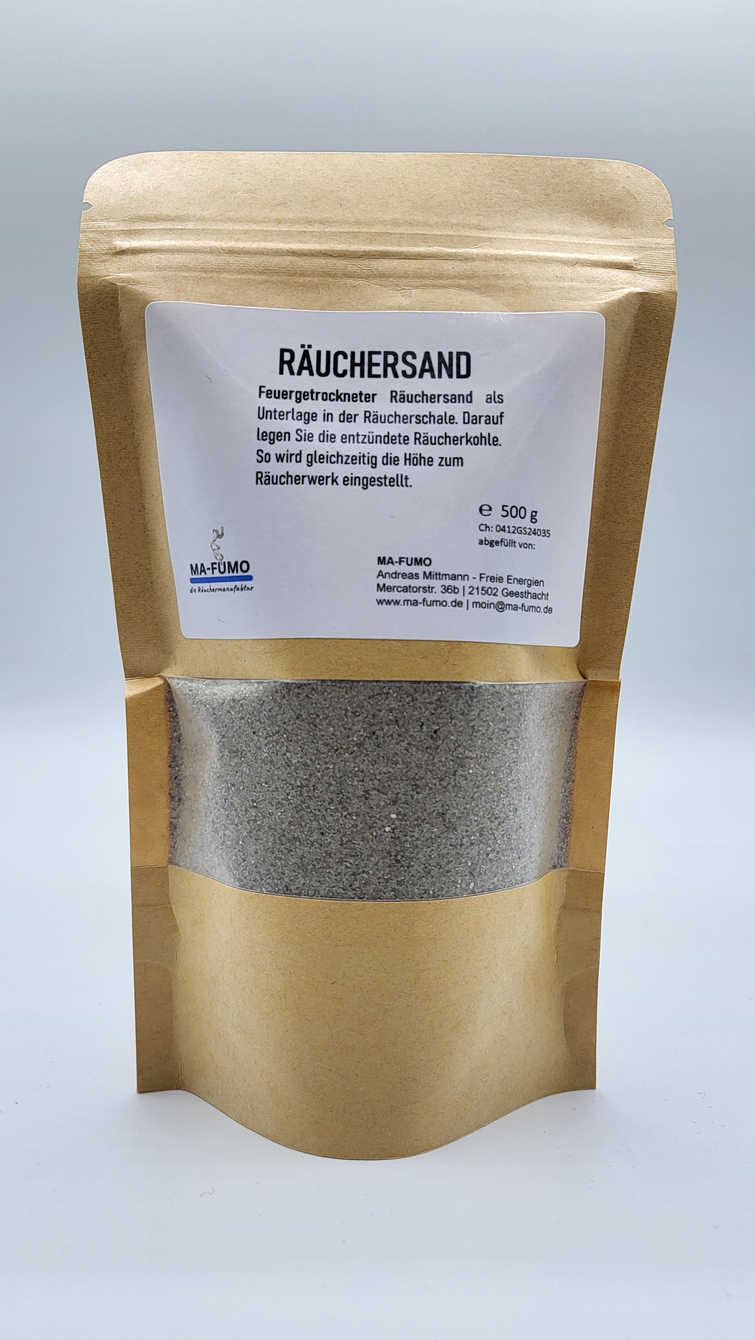 Feuergetrockneter Räuchersand, Feuersand, Räuchern mit Kohle, Räuchern mit Sieb, Räucherwerk, nachhaltige Verpackung, wieder Verschließbar, Räuchermanufaktur, Räucherzubehör
