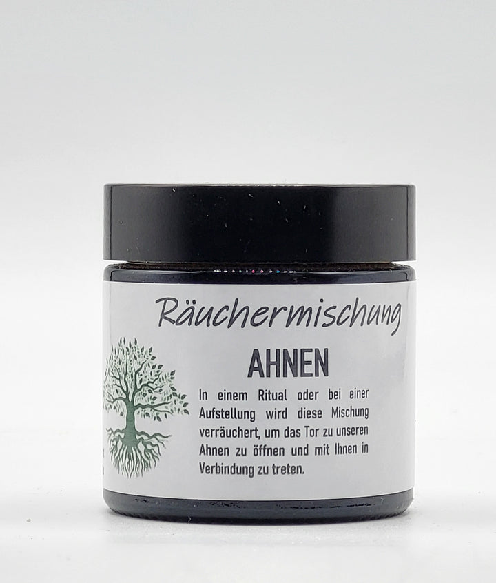 Räuchermischung AHNEN für Rituale und Aufstellungen. Öffnet das Tor zu unseren Ahnen. im Shop MA-FUMO zu bestellen.