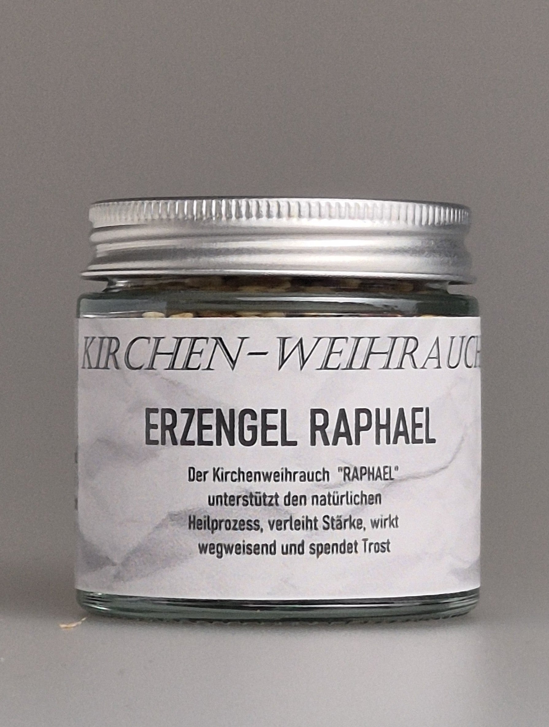 Räucherwerk, Erlesener Kirchen-Weihrauch Erzengel Raphael mit Kräutern. Sanft im Duft. Unterstützt Heilprozesse, verleiht Stärke und spendet Trost. Online bei MA-FUMO, der Räuchermanufaktur