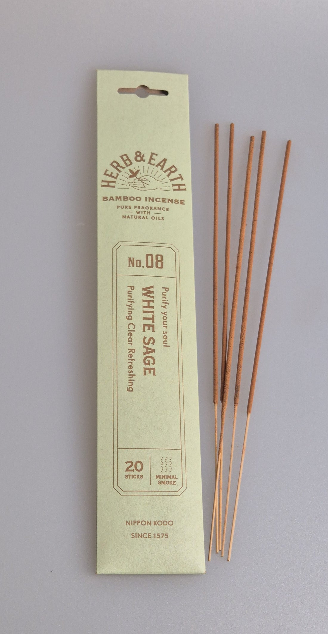 Japanische Räucherstäbchen aus Salbei, purify your soul