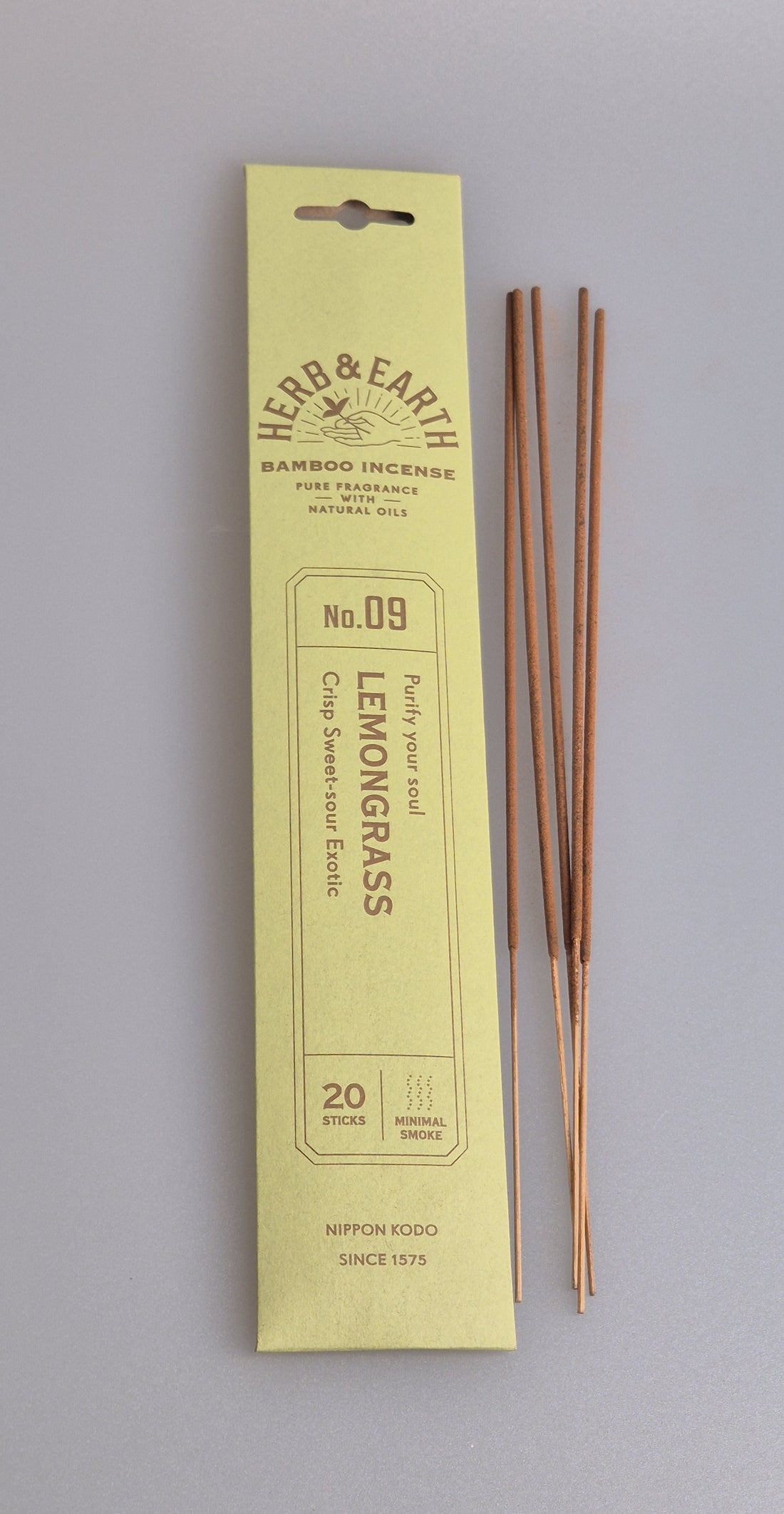 Japanische Räucherstäbchen aus Zitronengras, purify your soul