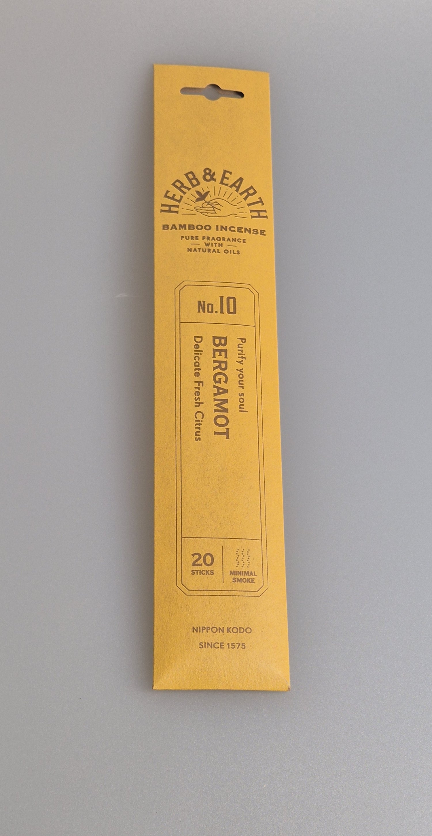 Japanische Räucherstäbchen aus Bergamot, purify your soul
