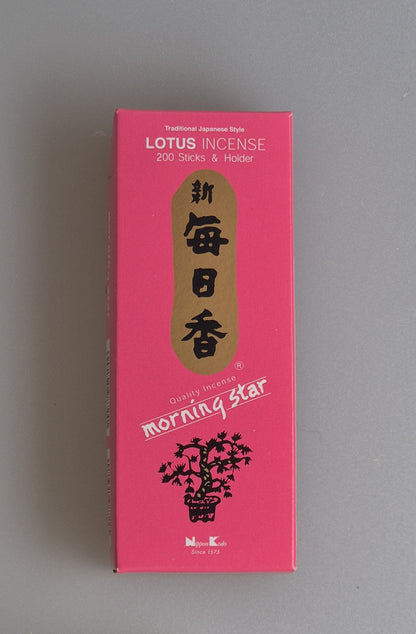 Japanische Räucherstäbchen Lotus, Morning Star von Nippon Kodo