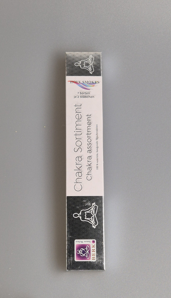 Chakra Räucherstäbchen von Holy Smokes. 7 Chakren - je 2 Stäbchen