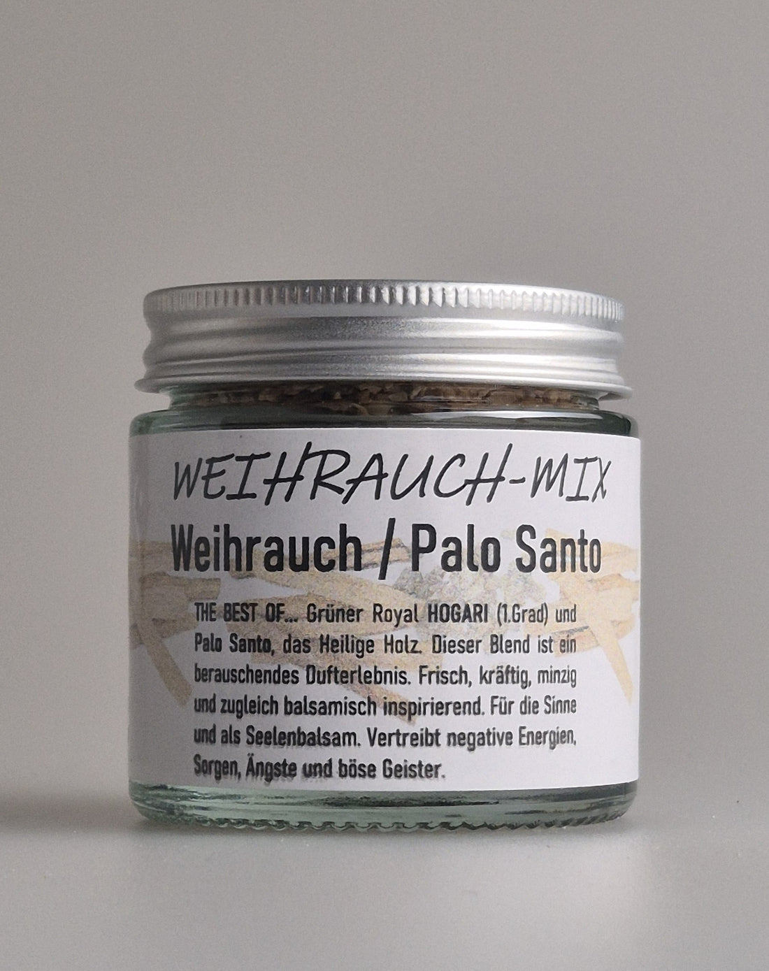 Der beste Weihrauch aus dem Oman vereint mit dem Heiligen Holz - Palo Santo aus Peru. Eine extreme, kraftvolle Kombination zur energetischen Reinigung