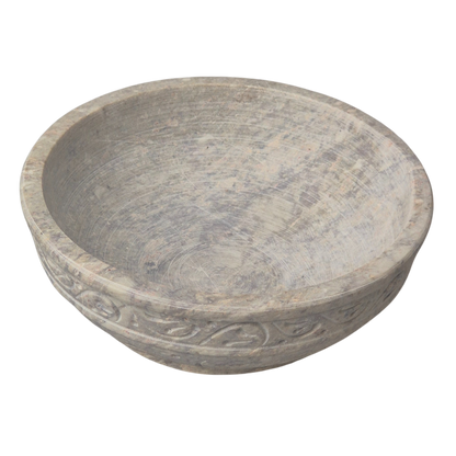 Speckstein Räucherschale, Farbe Beige, zum Räuchern auf Kohle - im Ma-Fumo Shop