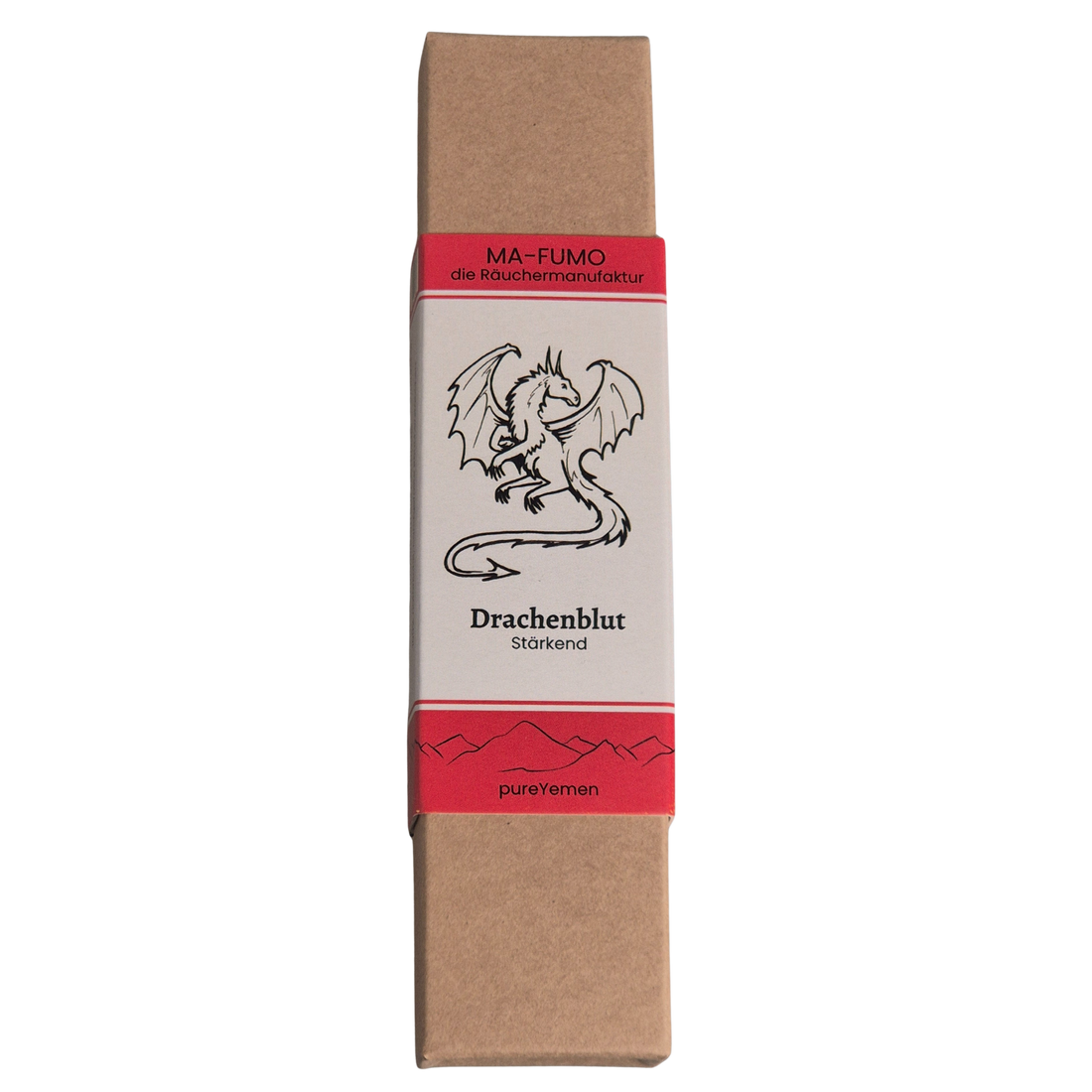 von hand gerollte räucherstäbchen aus dem jemen mit drachenblut harz