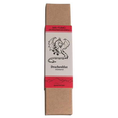 von hand gerollte räucherstäbchen aus dem jemen mit drachenblut harz