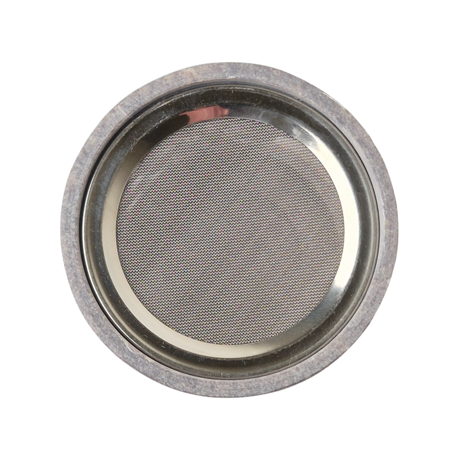 Räuchergefäß aus Speckstein, Siebträger zum Räuchern , Durchmesser 10cm, Sieb 9 cm