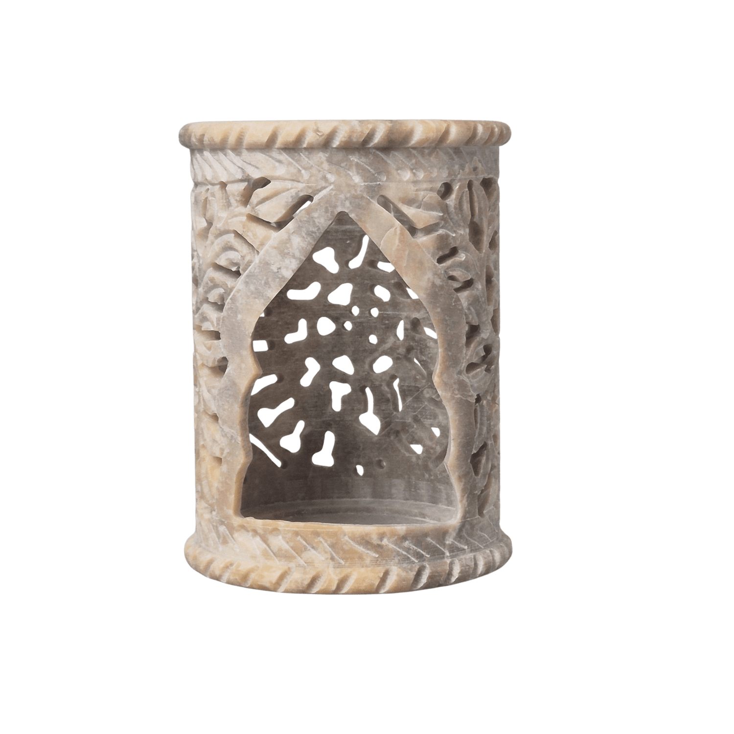 Fine carving Detail – filigrane Gravurarbeit am Speckstein-Räuchergefäß – MAFUMO Räuchermanufaktur