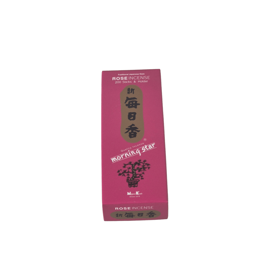 Großpackung Rose von Nippon Kodo, 200 Sticks mit Keramikhalter