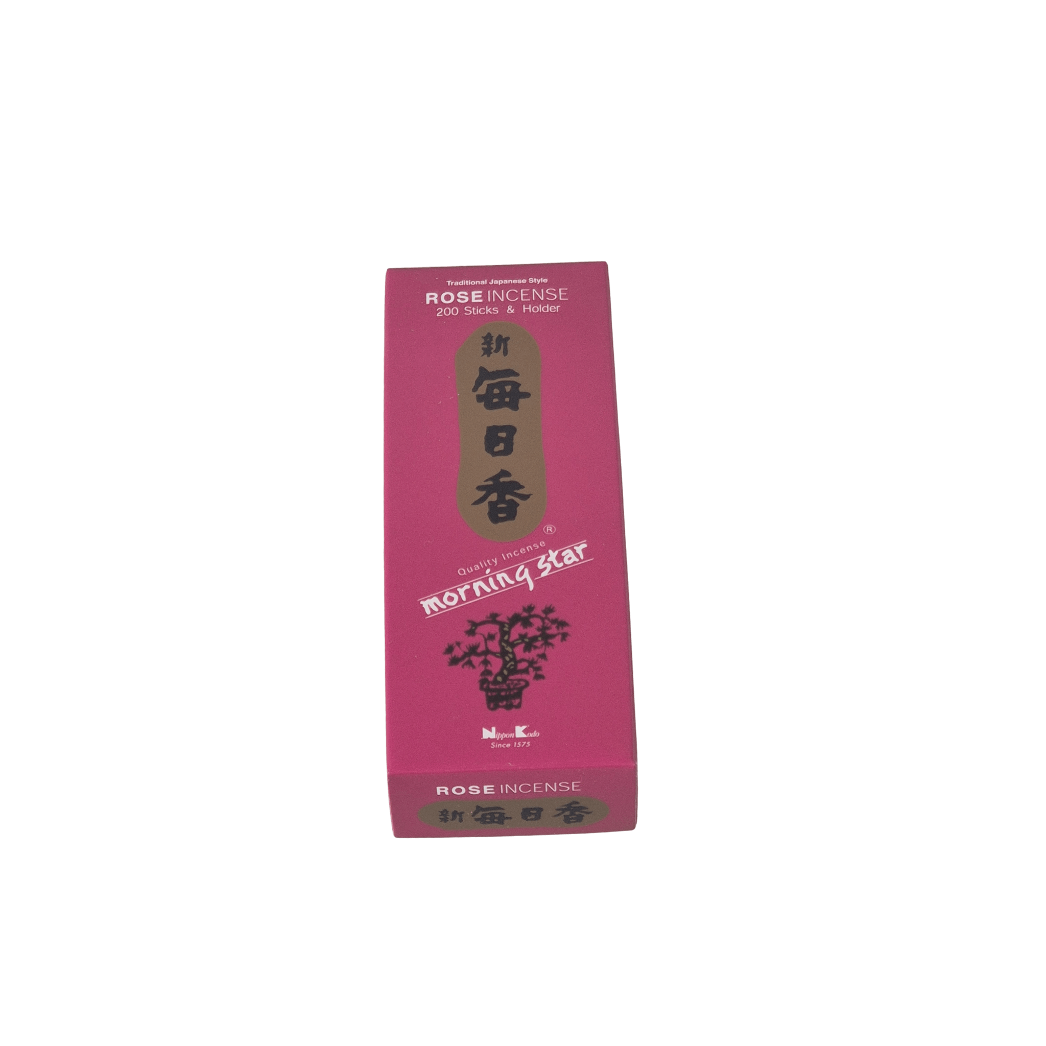 Großpackung Rose von Nippon Kodo, 200 Sticks mit Keramikhalter