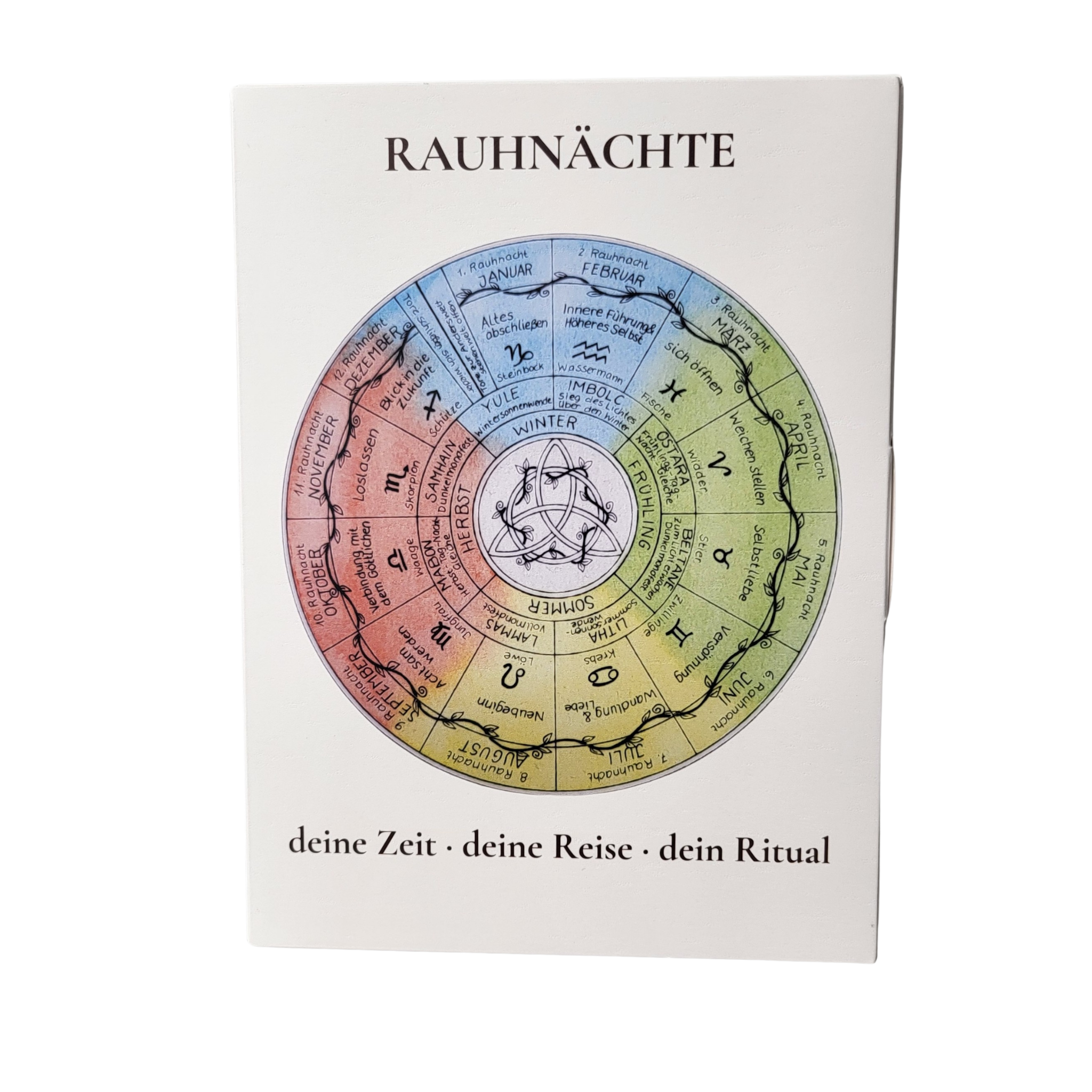Rauhnächte, Box mit 13 Karten für die Rauhnächte, mit Wunschritual und Journal - bei MAAFUMO zu bestellen