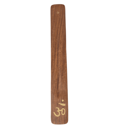 Räucherstäbchenhalter aus der Räuchermanufaktur, Material Holz, Meditation, Mantra Om