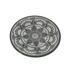Räucherstäbchenhalter Mandala groß aus Speckstein handgraviert ø 13 cm – MAFUMO