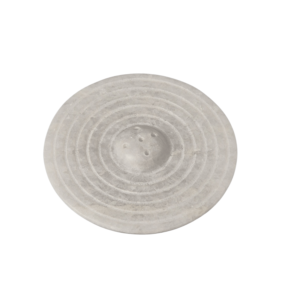 Räucherstäbchenhalter White Circle aus weißem Marmor ø 10 cm – MAFUMO