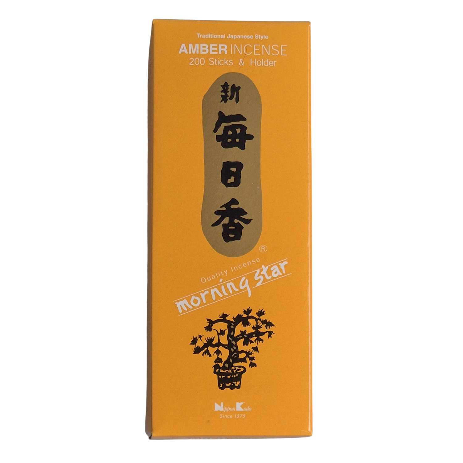 Japanische Räucherstäbchen Amber, Morning Star von Nippon Kodo