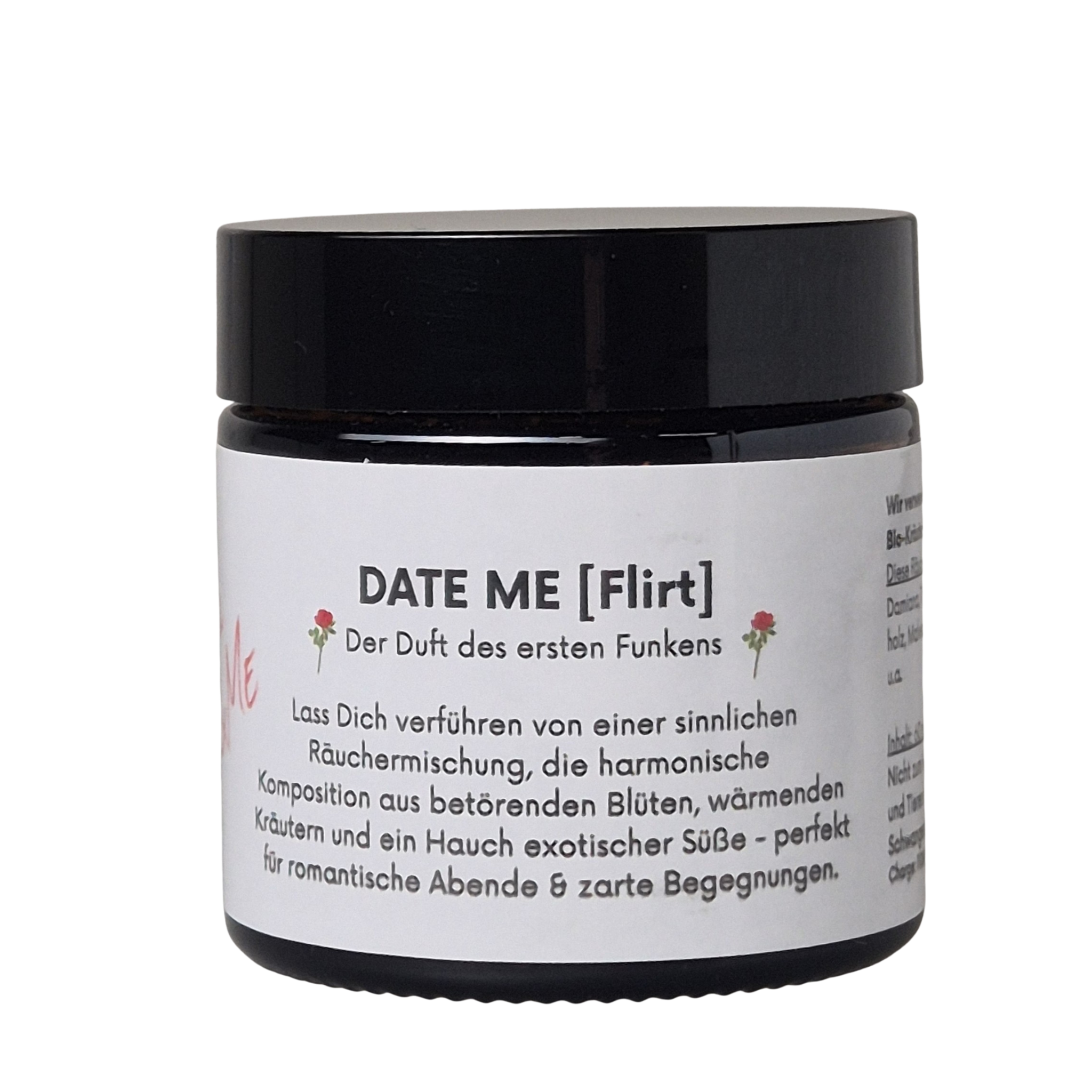 Räuchermischung DATE ME Flirt – naturreine Räuchermischung für romantische Abende – MAFUMO Räuchermanufaktur