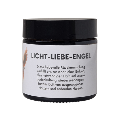 Räuchermischung Licht-Liebe-Engel, eine liebevolle Mischung die uns zur innerlichen Erdung verhilft